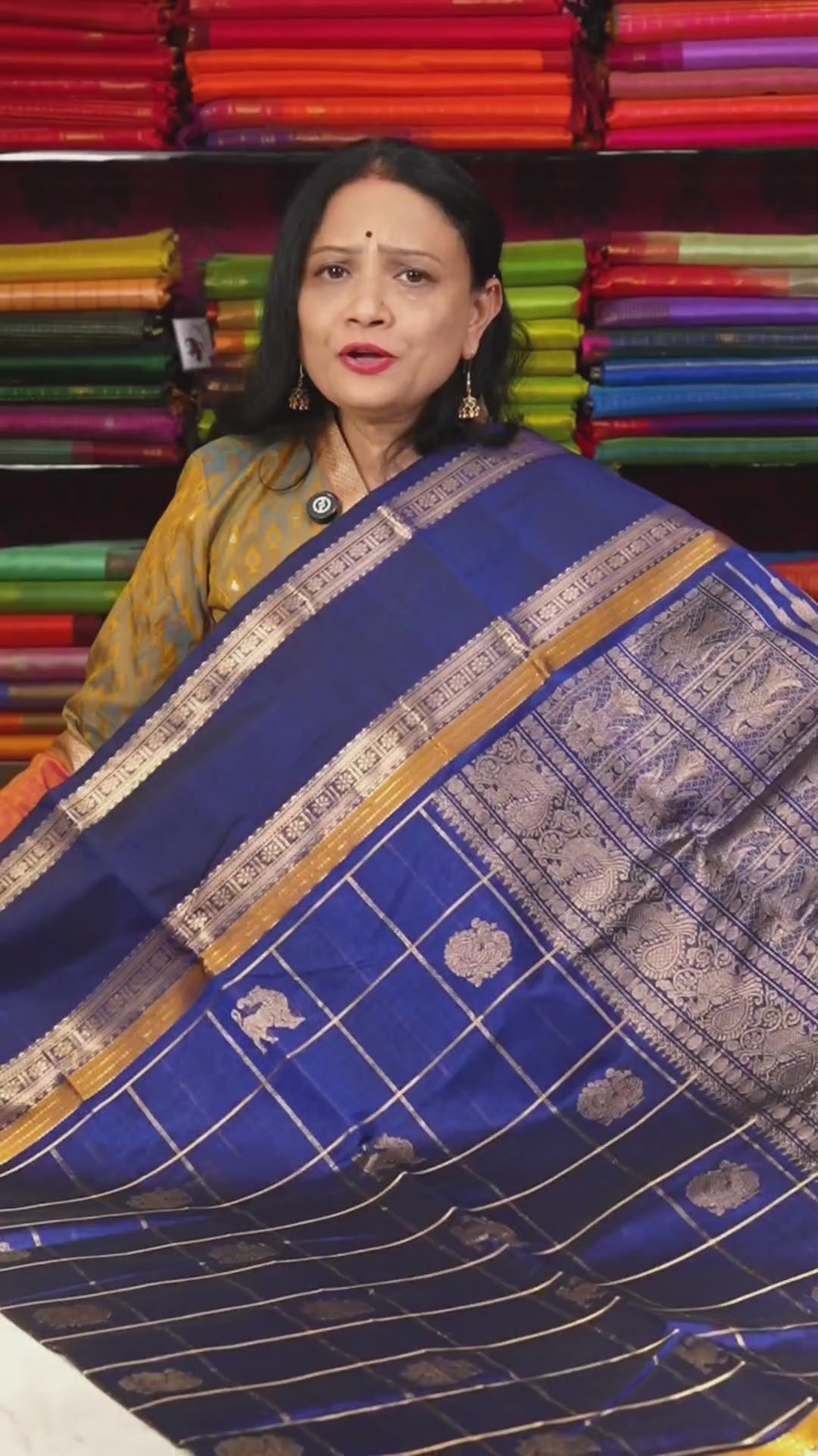 Violet Chettinad Silk Cotton Saree