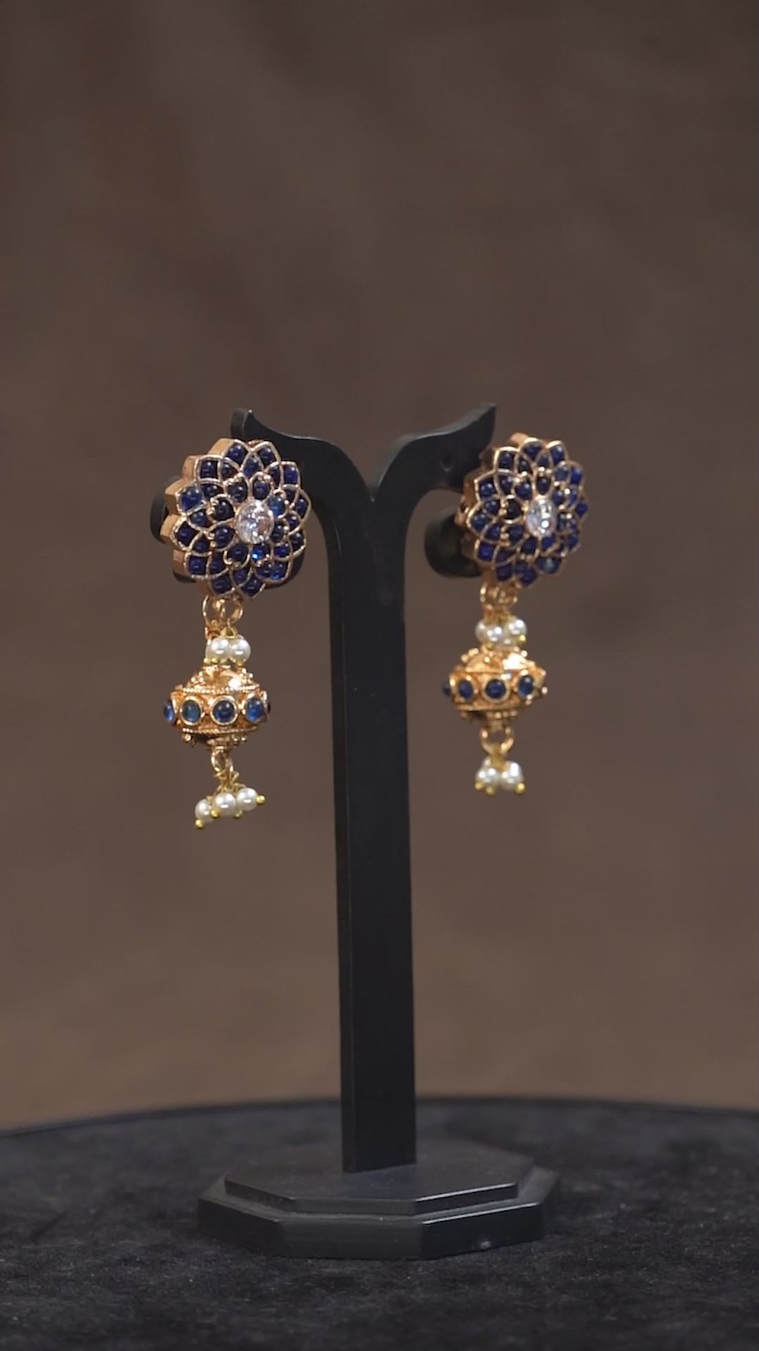 Danya Kemp Jhumka - Blue