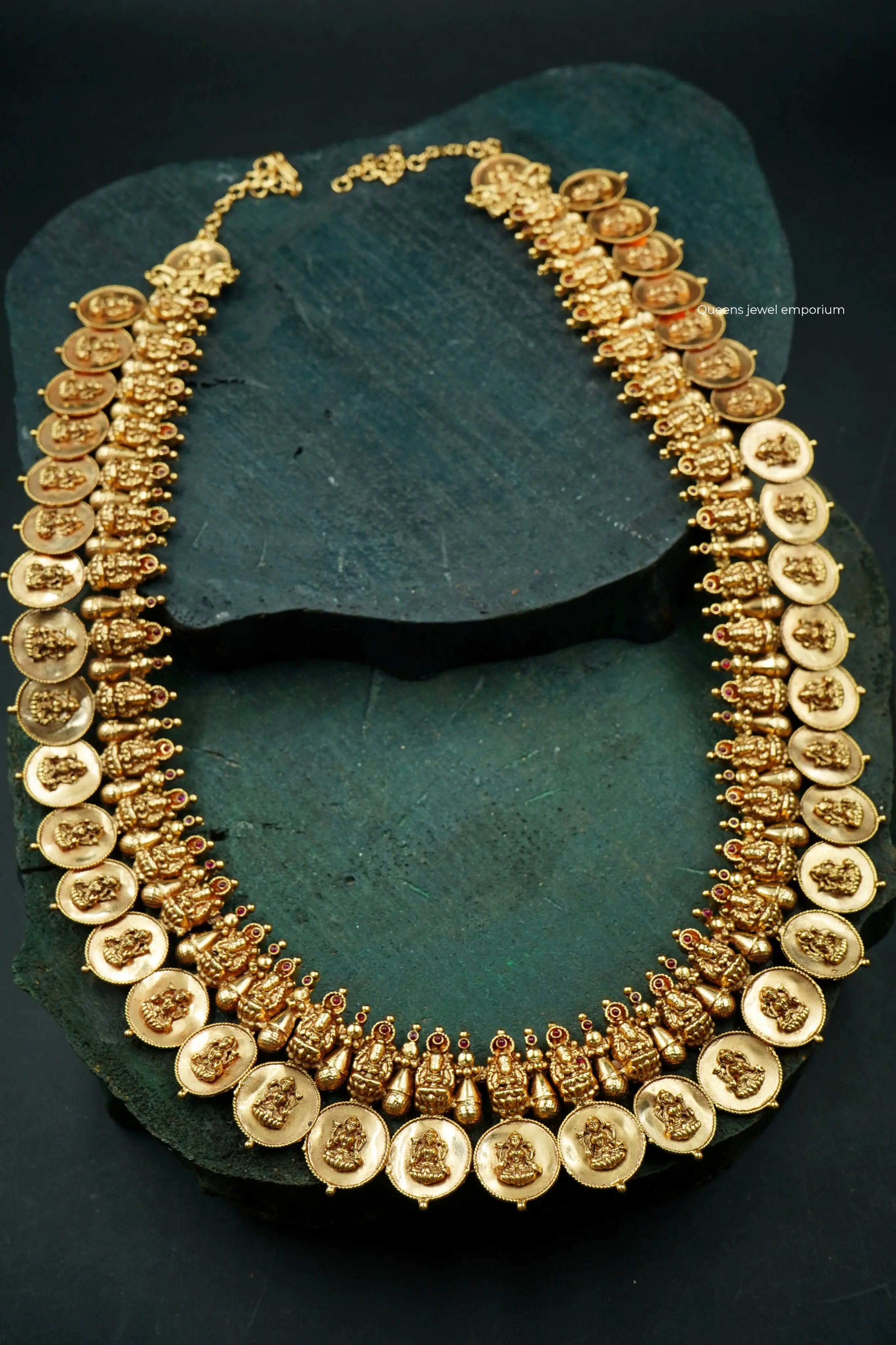 Traditional kasu mala haram-Lakshmi kasu haram for sarees