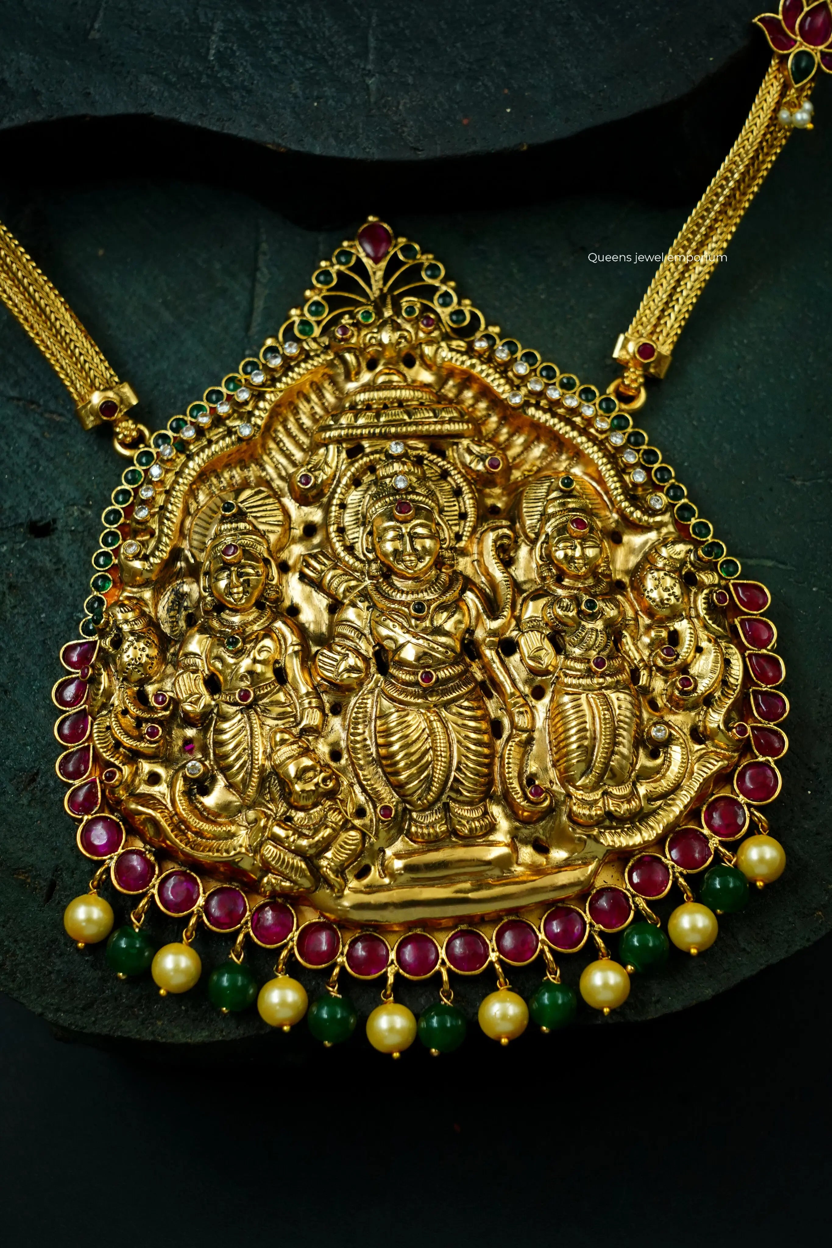 Ramparivar vishnu nagas haram-Vishnu nagas pendant haram