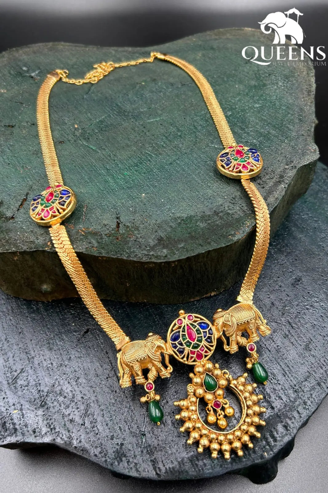 Nagas elephant haram-South indian haram with stones