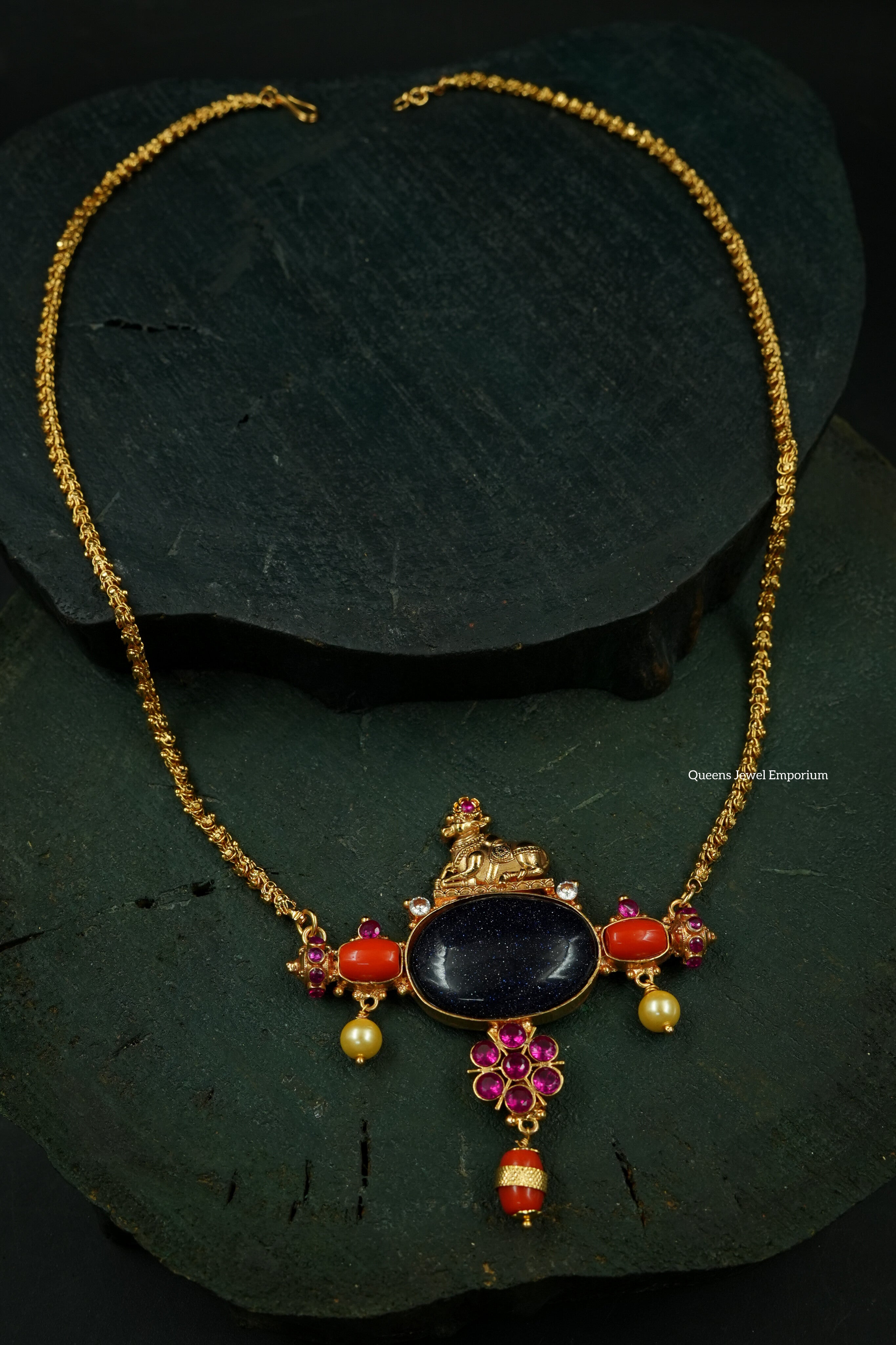 Oval shaped stone-Nagas nandi haram