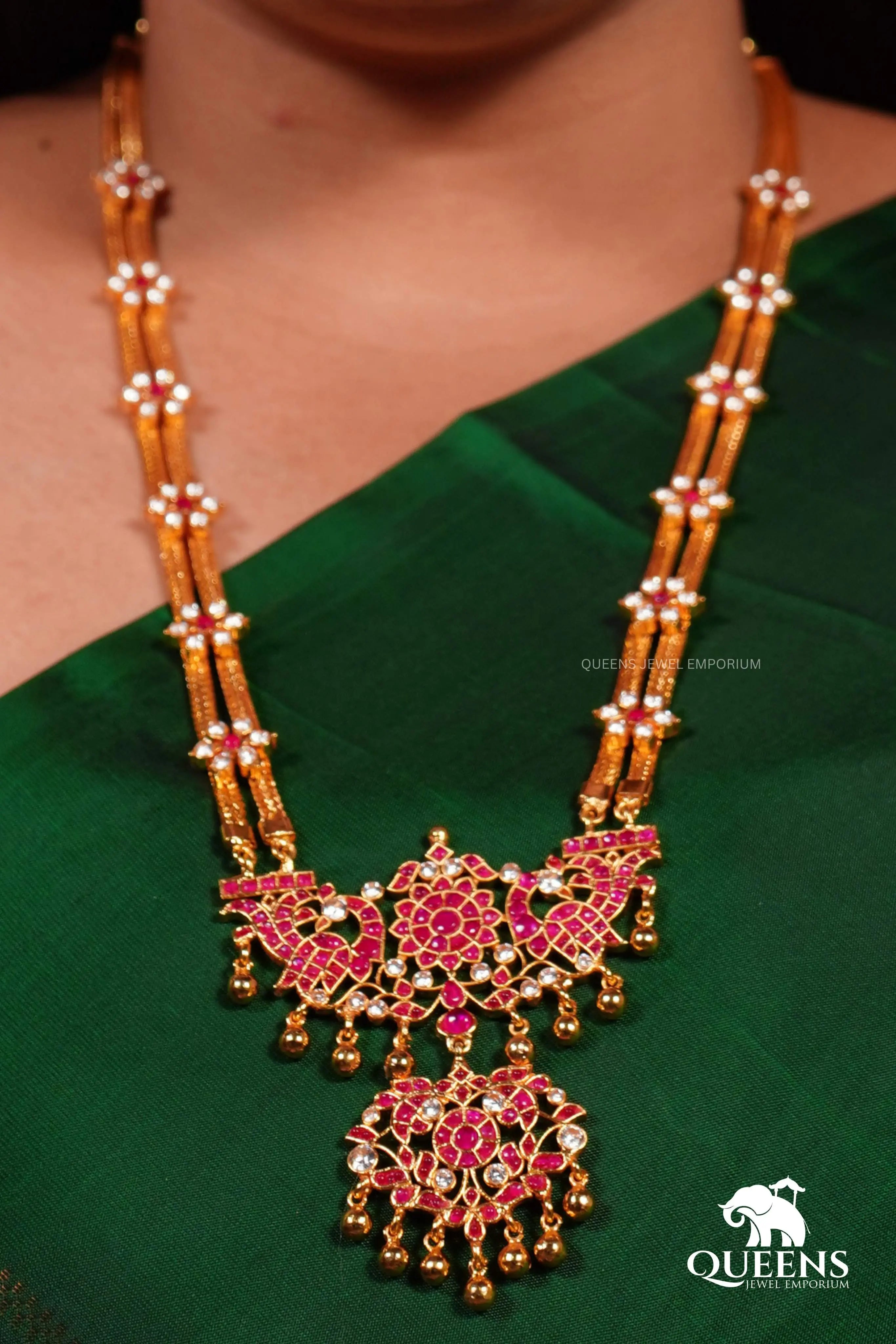 Zircon stone jewellery-Gold ball hangings