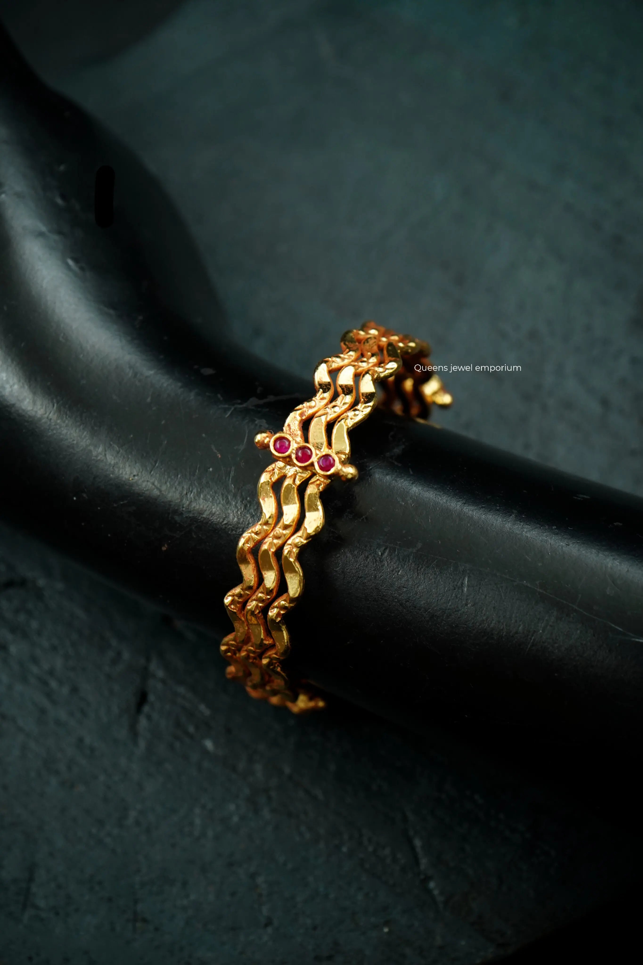 Neli bangle for function-Gold plated neli kada bangle