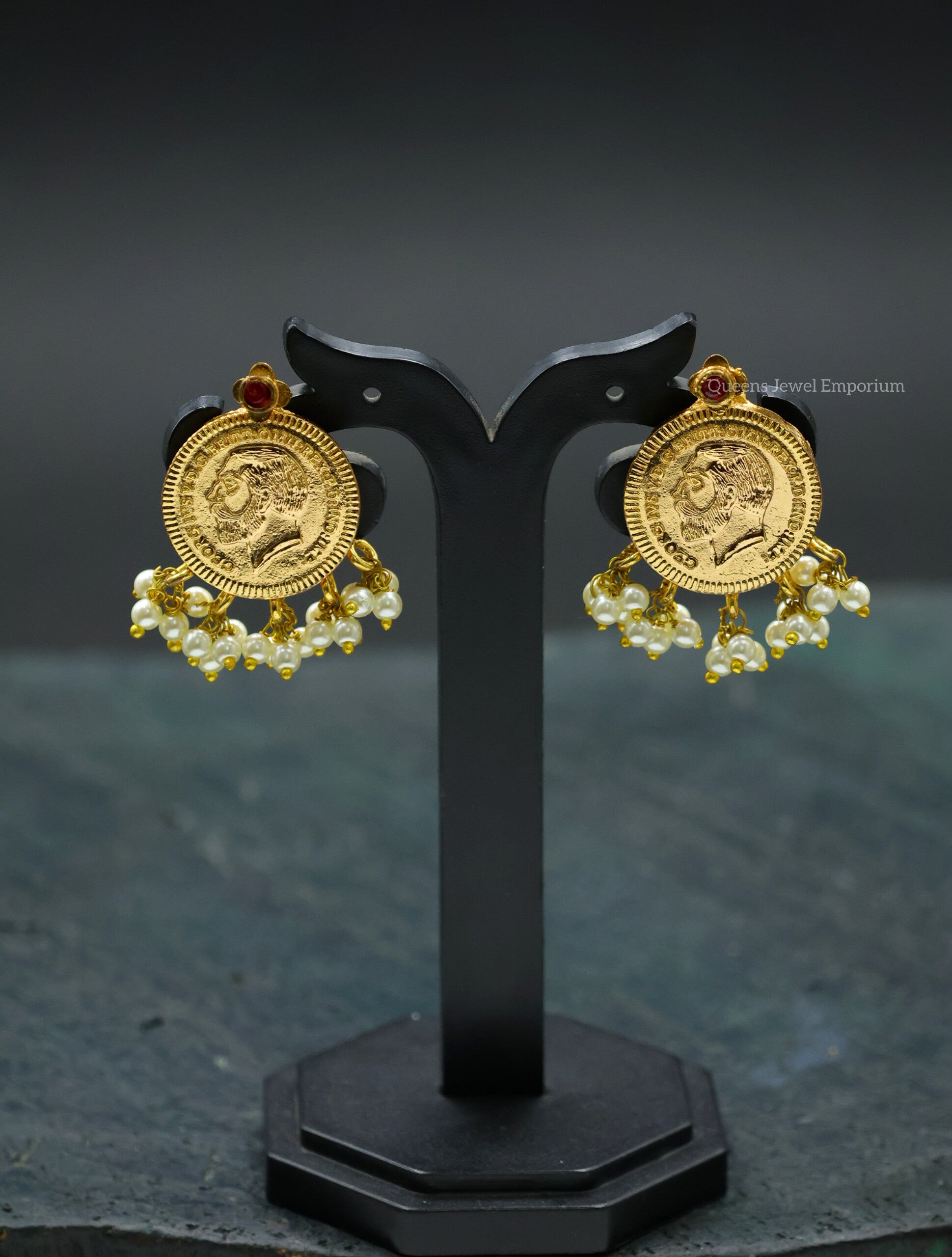 Victorian inspired nagas stud-Classic ancient earrings