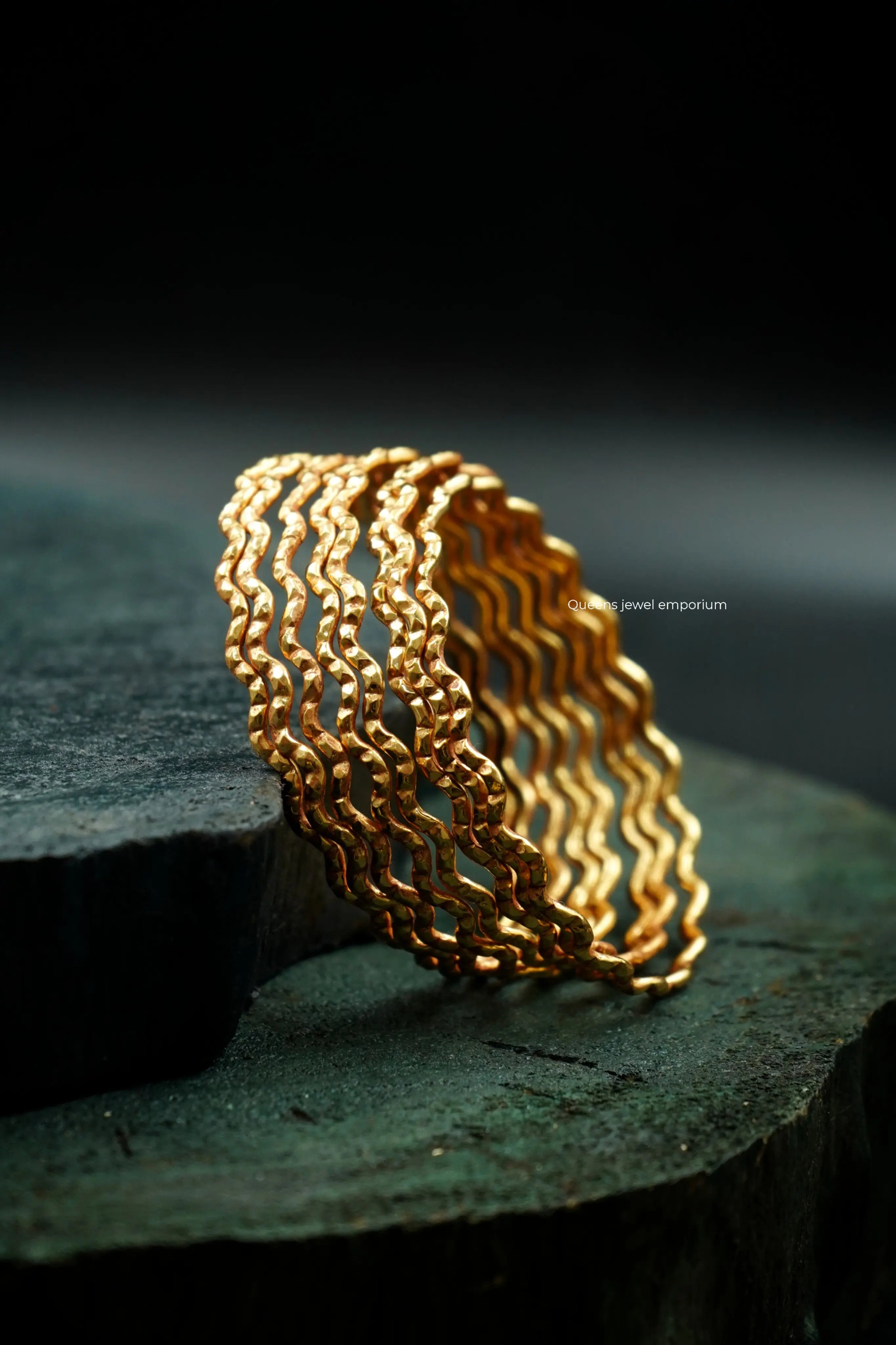Daily wear gold plated bangles-South indian traditional simple bangles