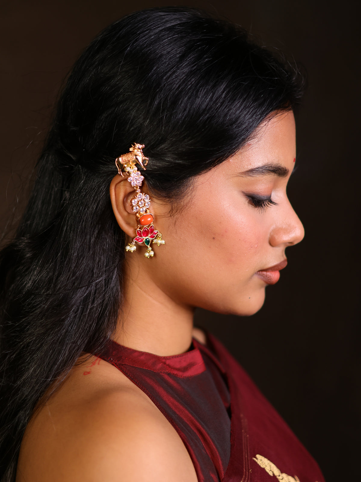 Temple design ear set-Ear set for weddings