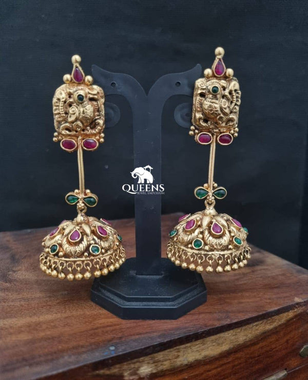 PAVAI JHUMKA - Queens Jewel Emporium