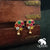 MULTISTONE STUDS WITH DROPS