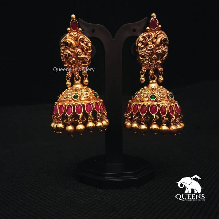SHUBHAKARNIKA JHUMKA - Queens Jewel Emporium