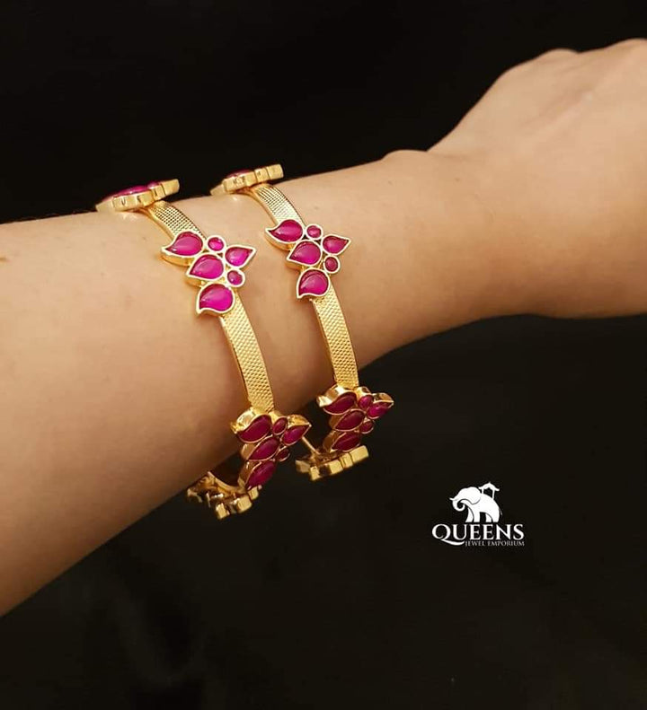 LOTUS BANGLES - Queens Jewel Emporium