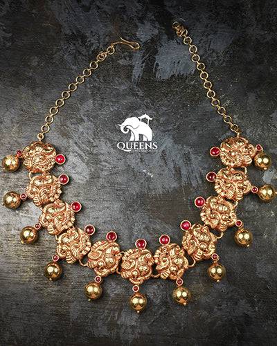 ANTIQUE NAKSHI NECKLACE - Queens Jewel Emporium