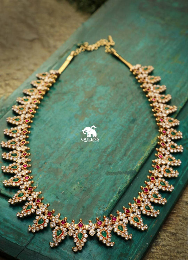 KALYANI ZIRCON MANGO MALA - Queens Jewel Emporium