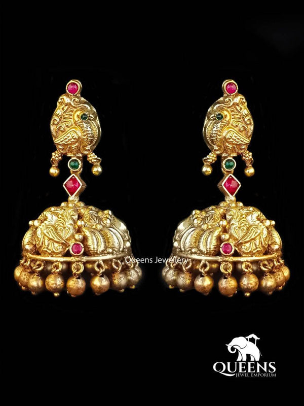 SEETHA NAGAS JHUMKA - Queens Jewel Emporium