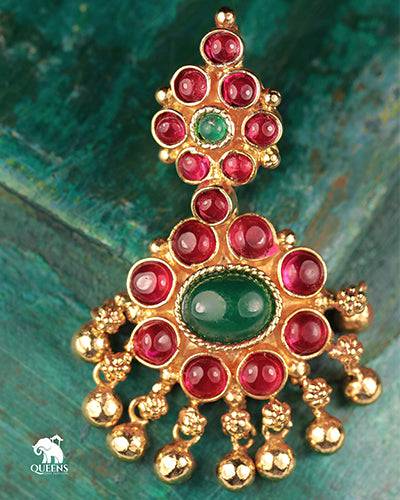 RED & GREEN KEMP PATHAKAM - Queens Jewel Emporium
