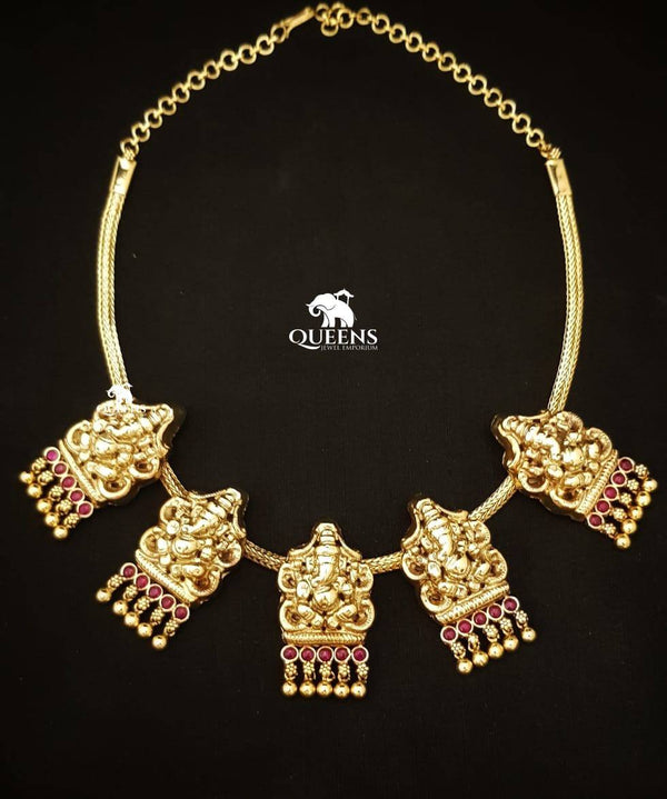 ARCHANA GANESH NECKLACE - Queens Jewel Emporium