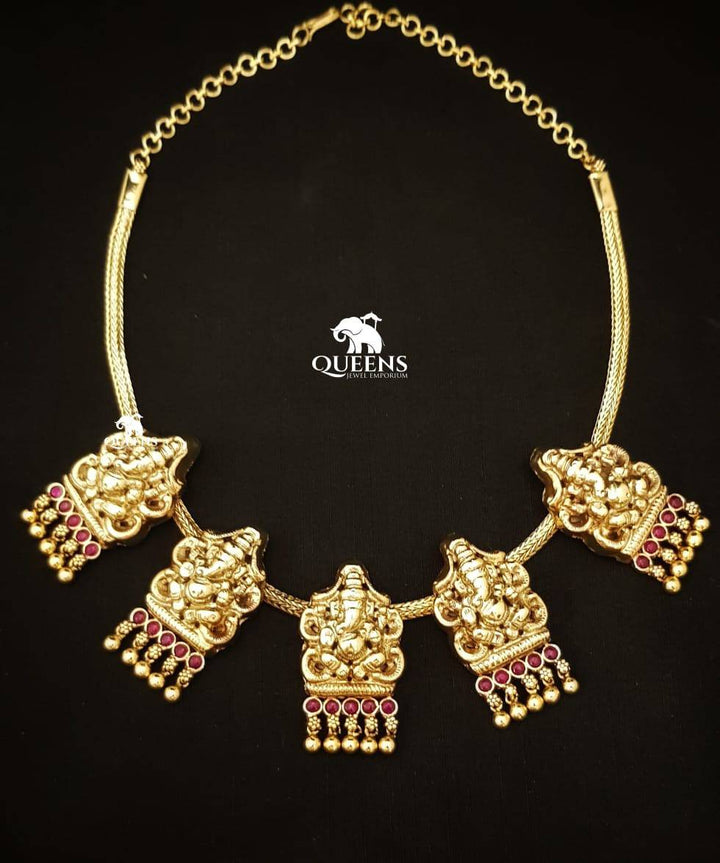 ARCHANA GANESH NECKLACE - Queens Jewel Emporium