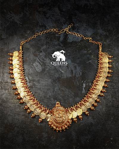 KATHAMBARI KASU NECKLACE - Queens Jewel Emporium
