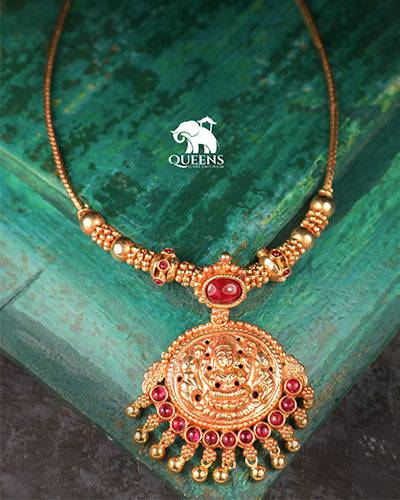 SIMPLE LAKSHMI NECKALCE - Queens Jewel Emporium