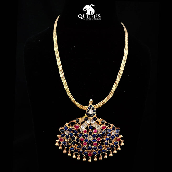 VEDHA KEMP NECKLACE MULTICOLOUR - Queens Jewel Emporium