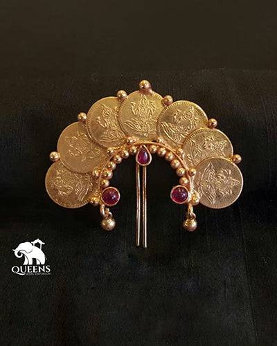 KASU ANTIQUE HAIR PIN - Queens Jewel Emporium