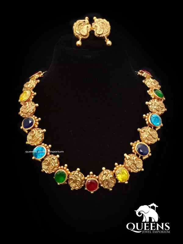 VARNAKALA NECKLACE - Queens Jewel Emporium