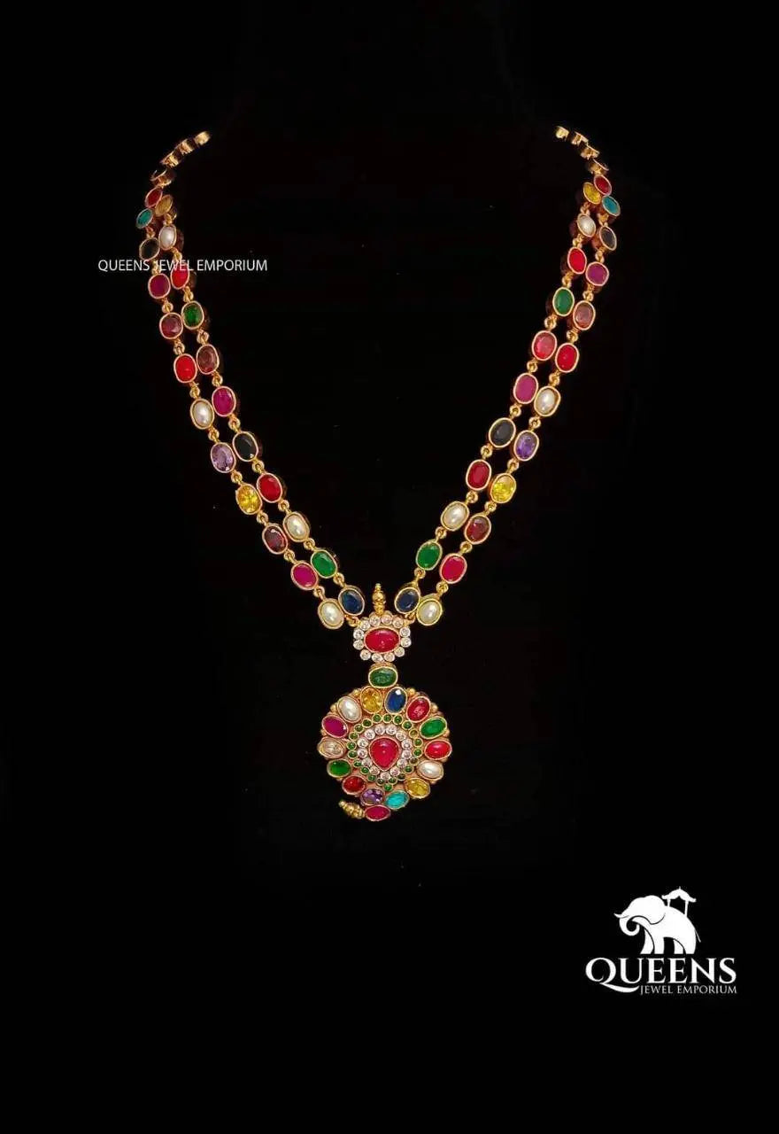 AADHIRAI NAVARATHNA HARAM - Queens Jewel Emporium