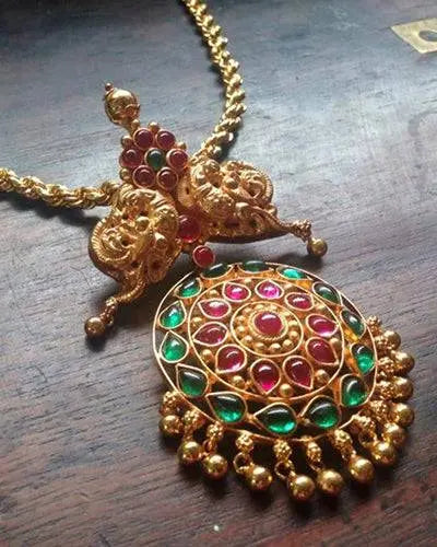 AUTHENTIC TEMPLE PENDENT SET - Queens Jewel Emporium