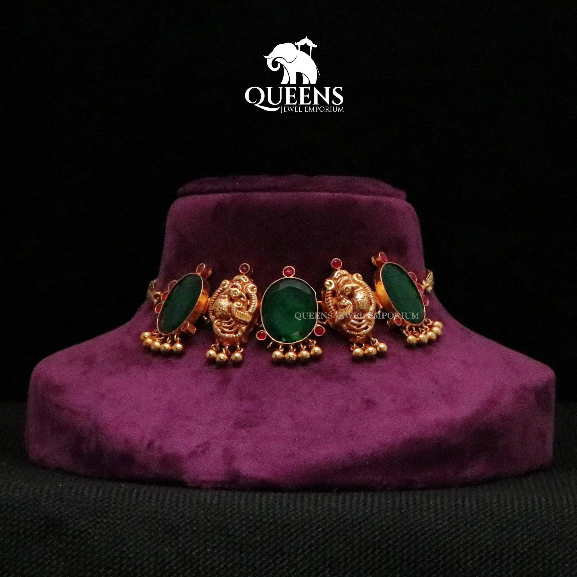 AVANI GREEN CHOKER - Queens Jewel Emporium