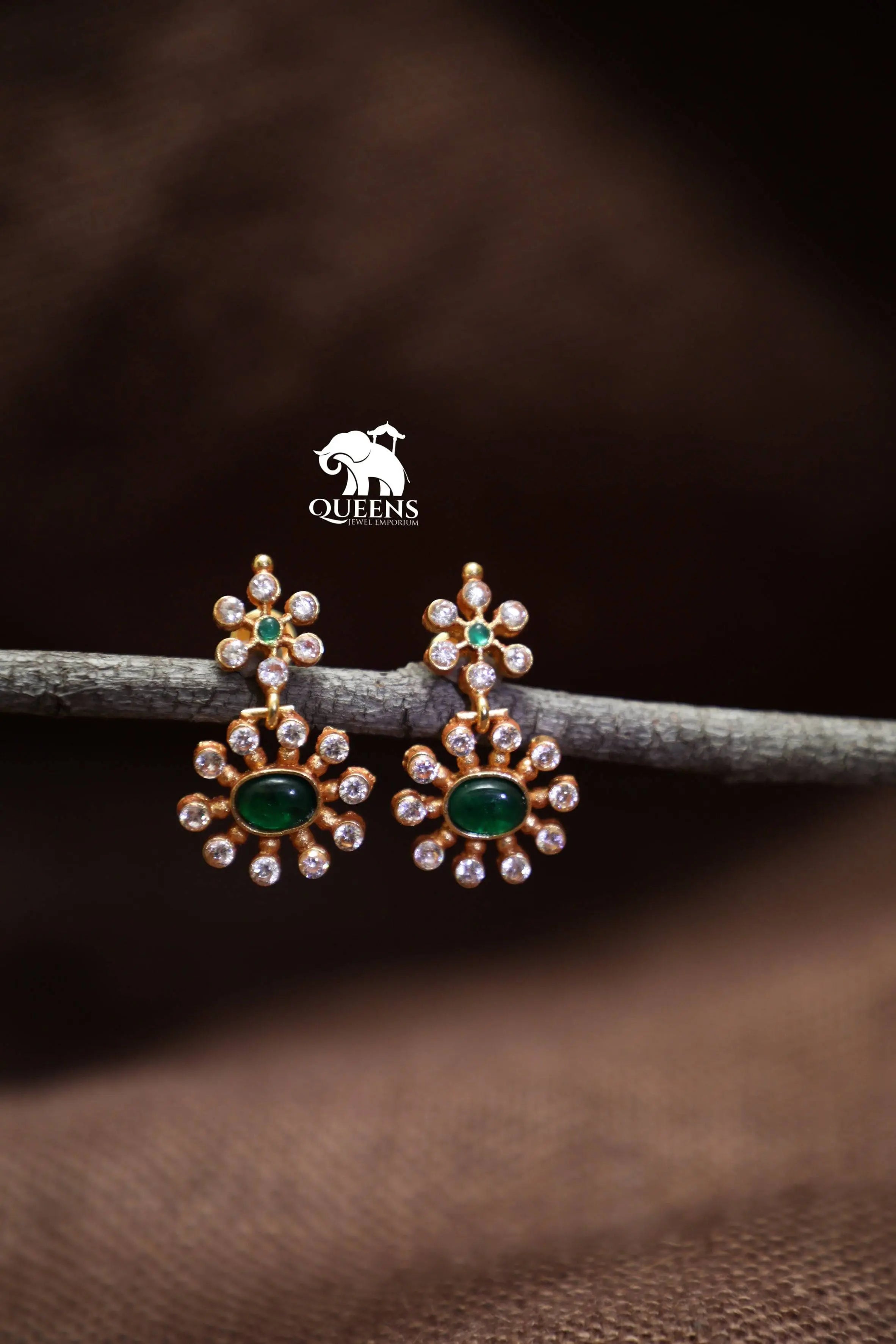 CHANDRA EARDROPS - Queens Jewel Emporium