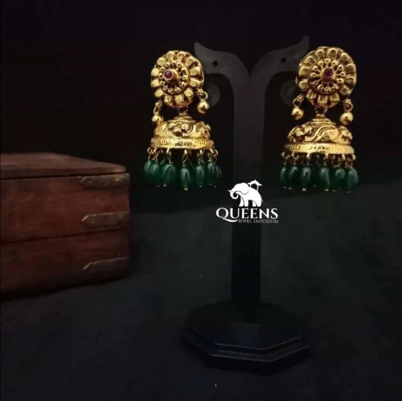 DEVIGA NAGAS JHUMKA - Queens Jewel Emporium