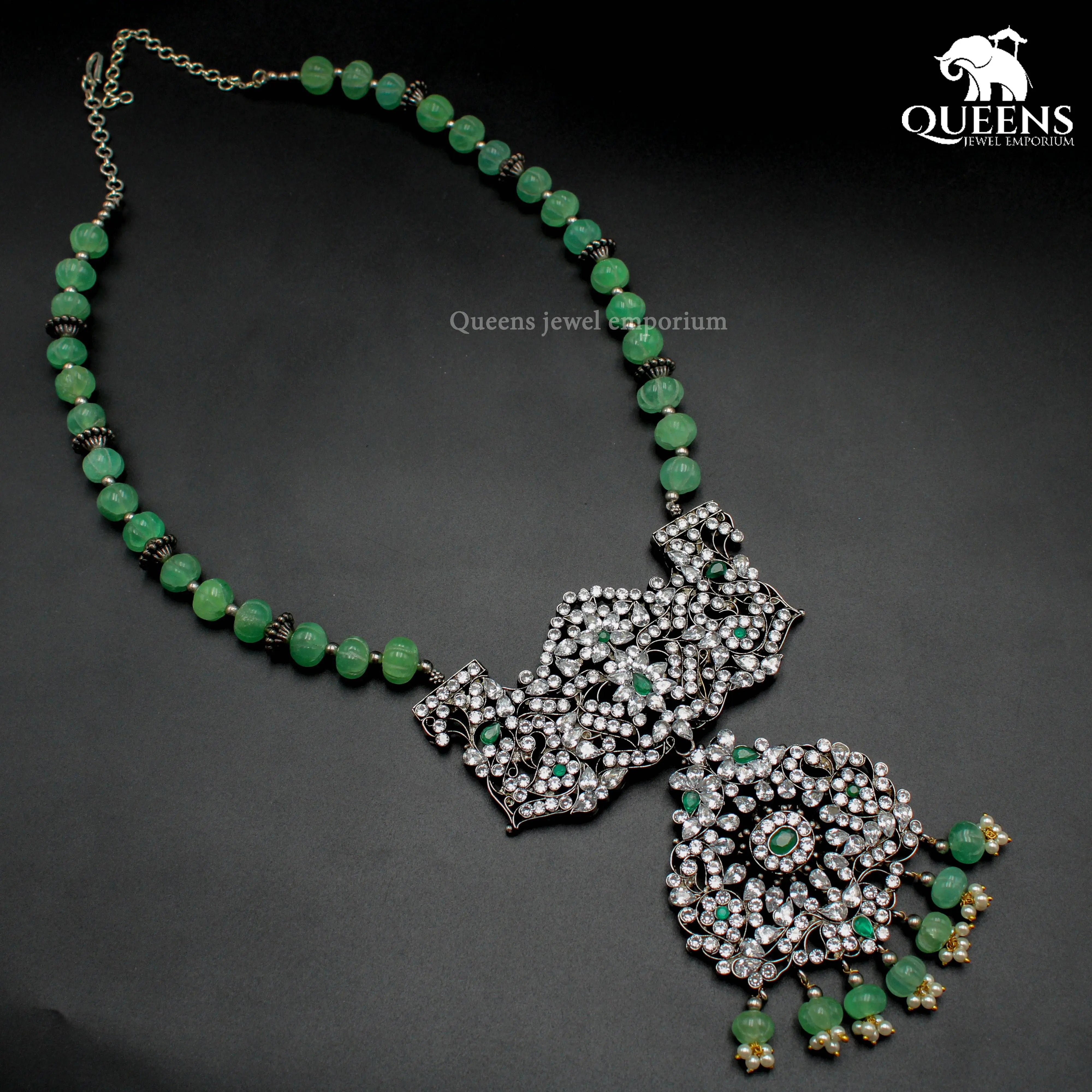 DHIYA VICTORIAN HARAM - Queens Jewel Emporium