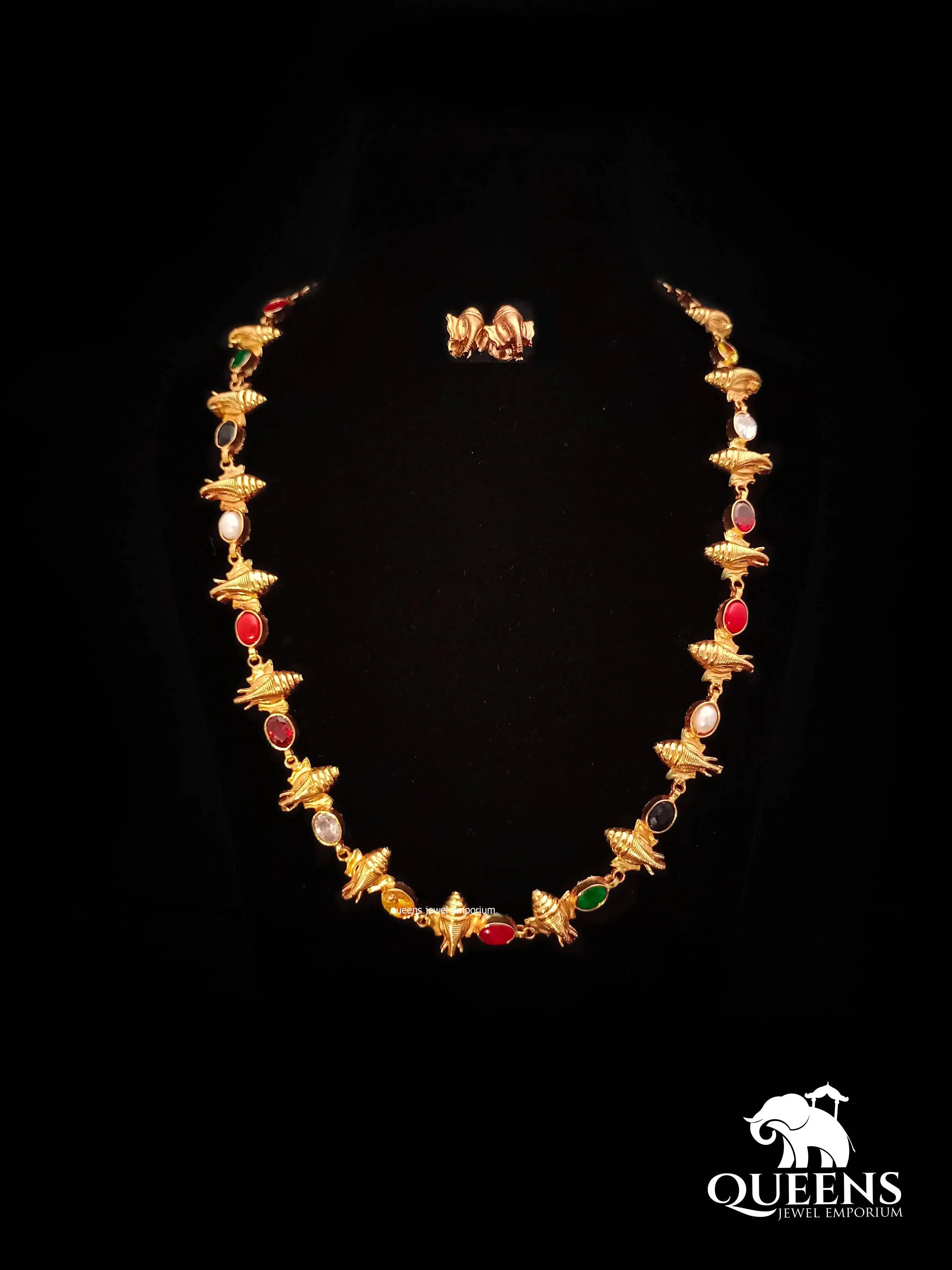 GAJAMUHA NAVARATHNA HARAM - Queens Jewel Emporium