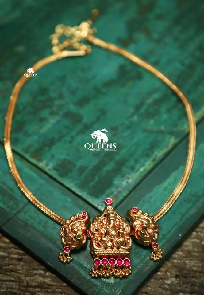 GANAPATHY MINI HARAM - Queens Jewel Emporium