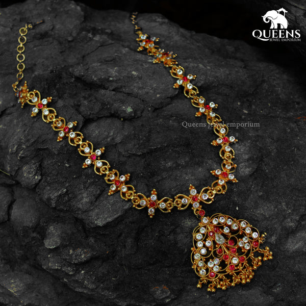 AVANI NECKLACE - RED - Queens Jewel Emporium