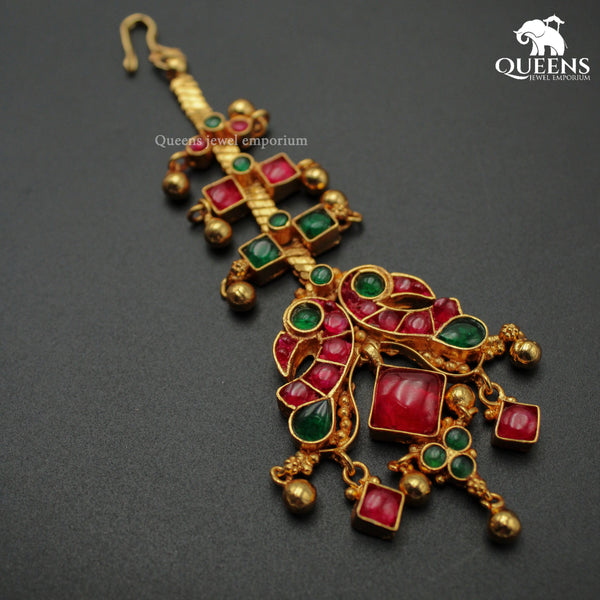 RUKMINI MAANG TIKKA - Queens Jewel Emporium