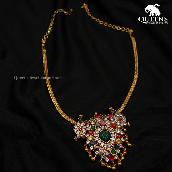 GAYATHRI MADHURAM NECKLACE - Queens Jewel Emporium