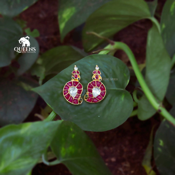 MANGO ZIRCON EARRINGS - Queens Jewel Emporium