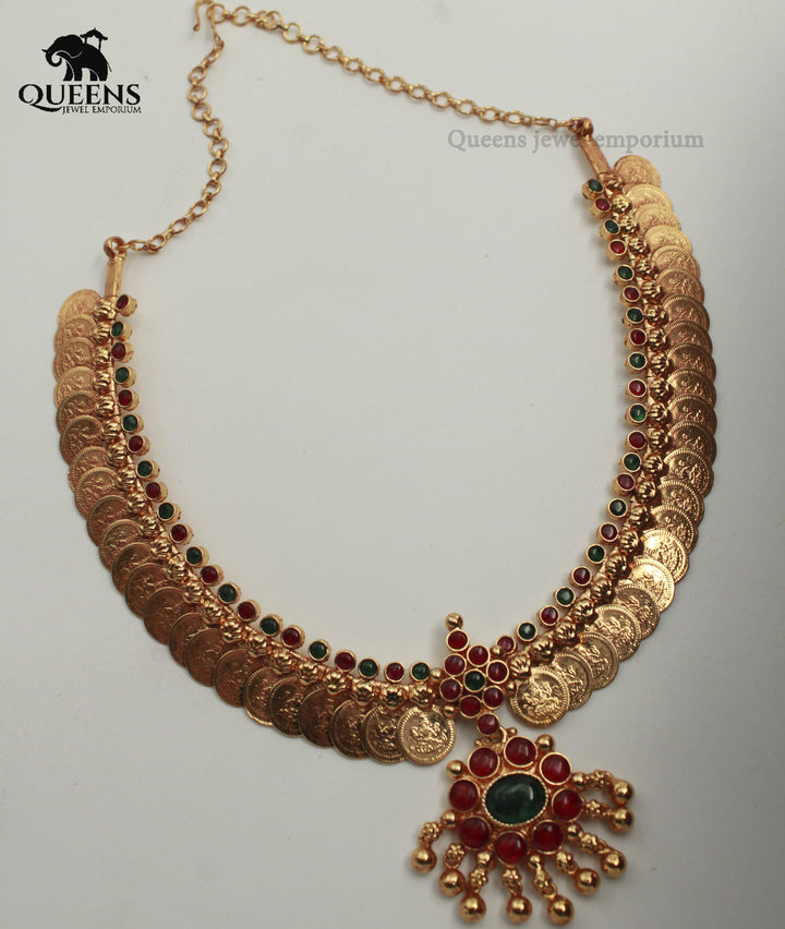 SARANYA KASU NECKLACE - Queens Jewel Emporium