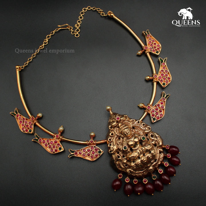 MAKSHI KANTI NAHAAS NECKLACE - Queens Jewel Emporium