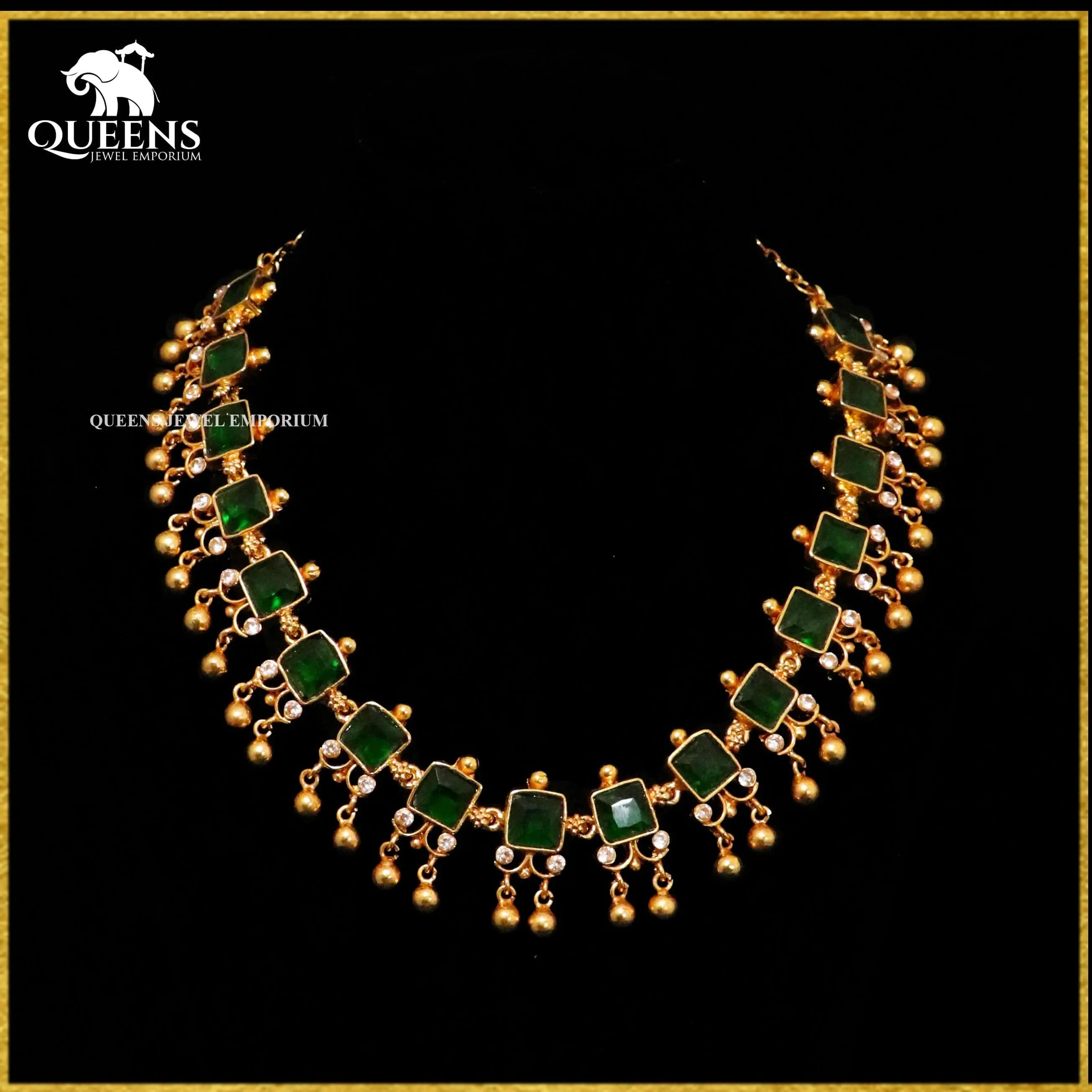 JAMUNA RETRO NECKLACE - Queens Jewel Emporium