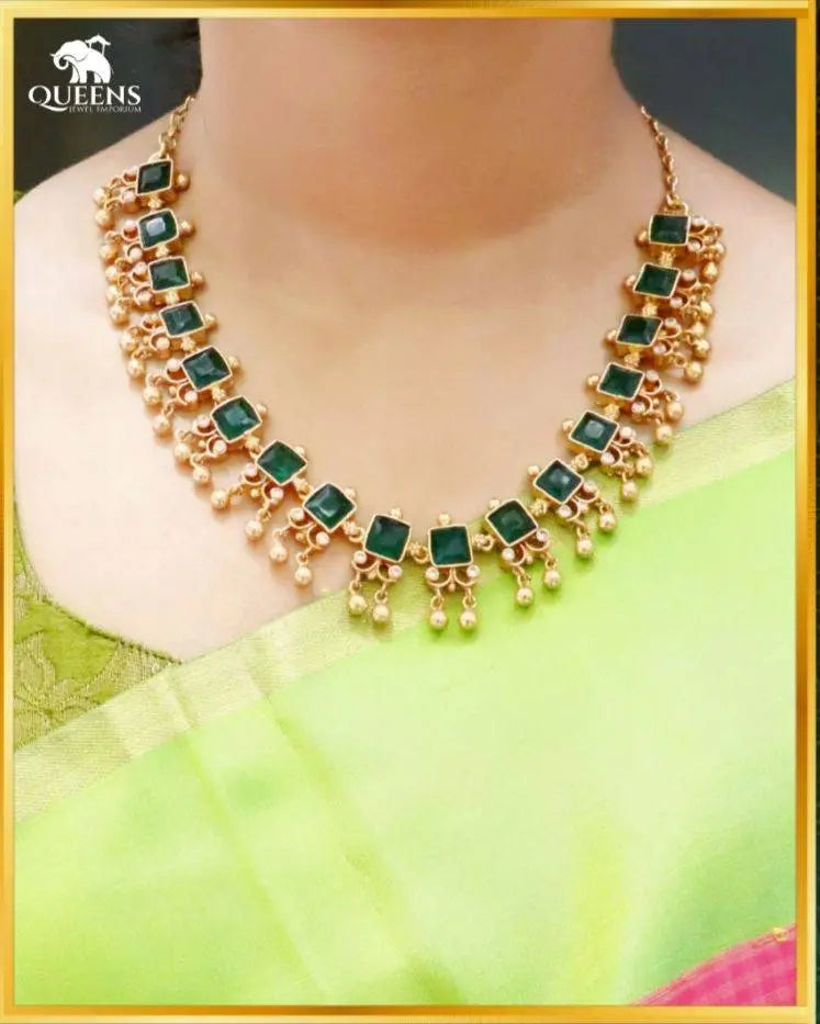JAMUNA RETRO NECKLACE - Queens Jewel Emporium
