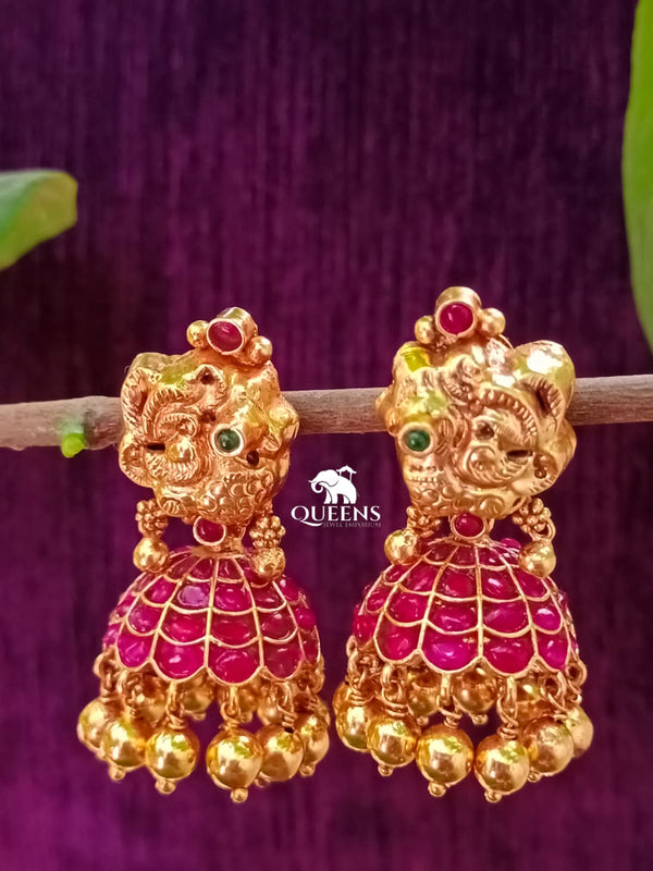 SUKIRTHA NAGAS JHUMKA - Queens Jewel Emporium