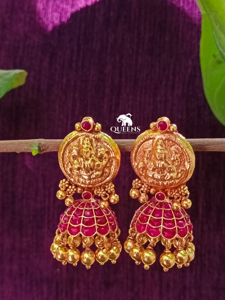 VIDYA COIN NAGAS JHUMKA - Queens Jewel Emporium