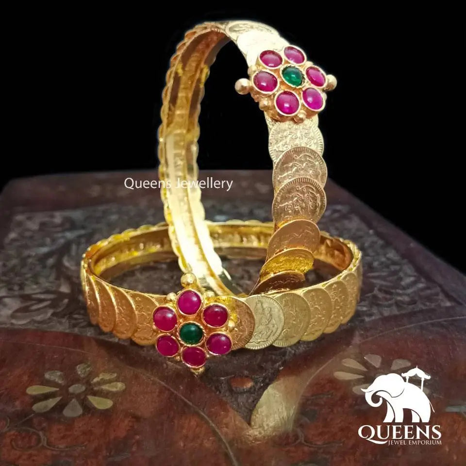 KANYA KASU BANGLES - Queens Jewel Emporium