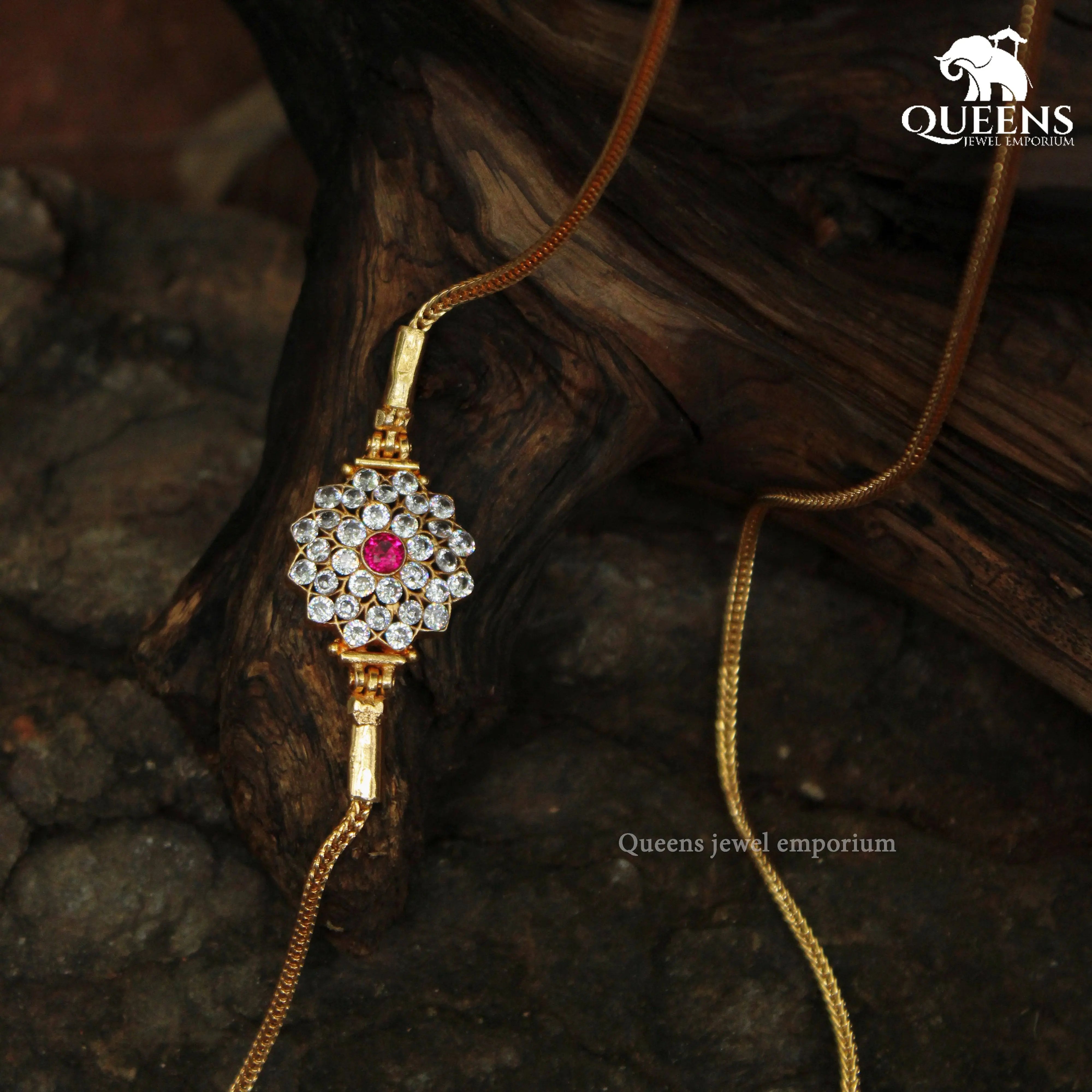 LOTUS MOGAPPU CHAIN - Queens Jewel Emporium