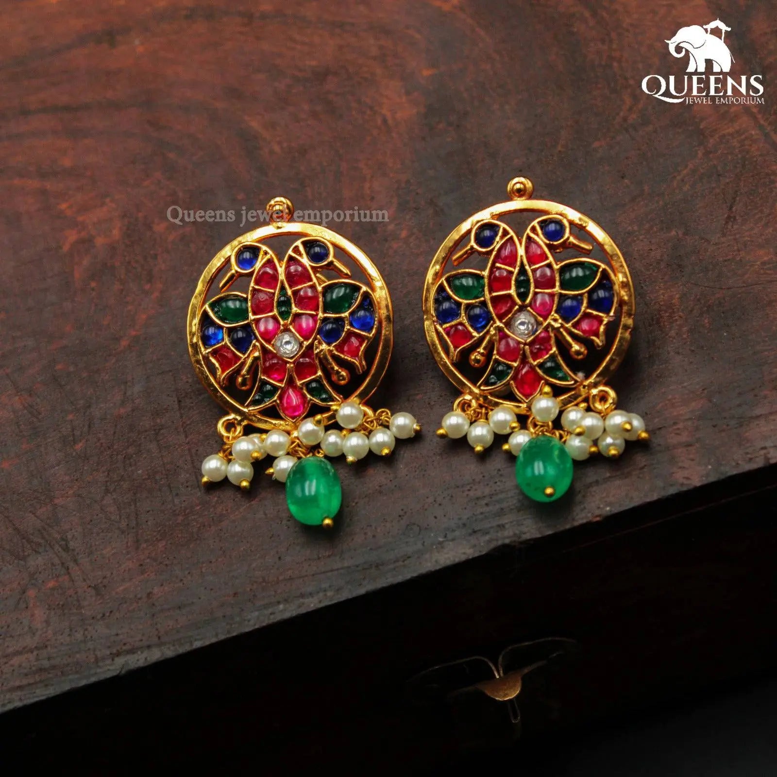 MAHILAM SIMPLE EARRINGS - Queens Jewel Emporium
