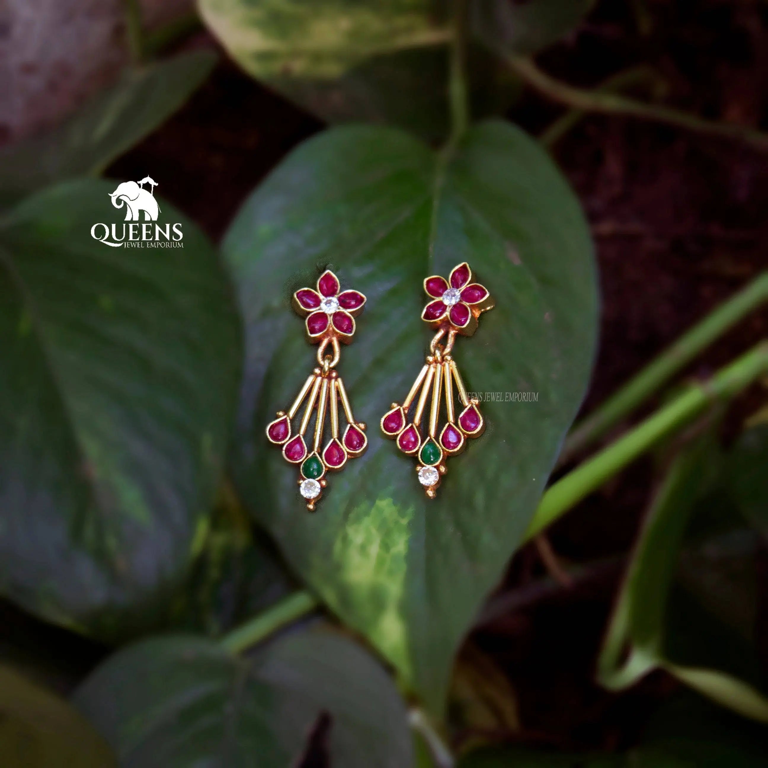 MALAR ZIRCON EARRINGS - Queens Jewel Emporium