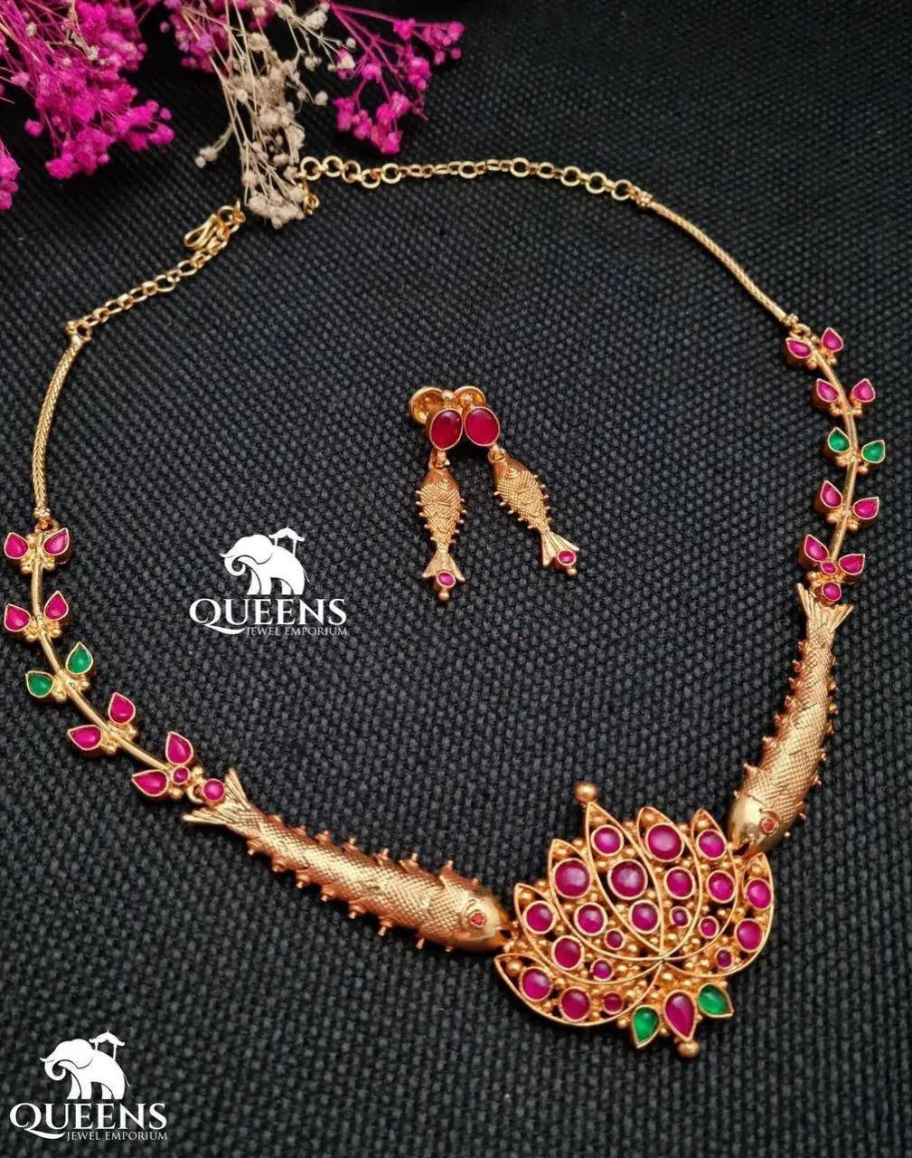 MATSYA GANDHA NECKLACE - Queens Jewel Emporium