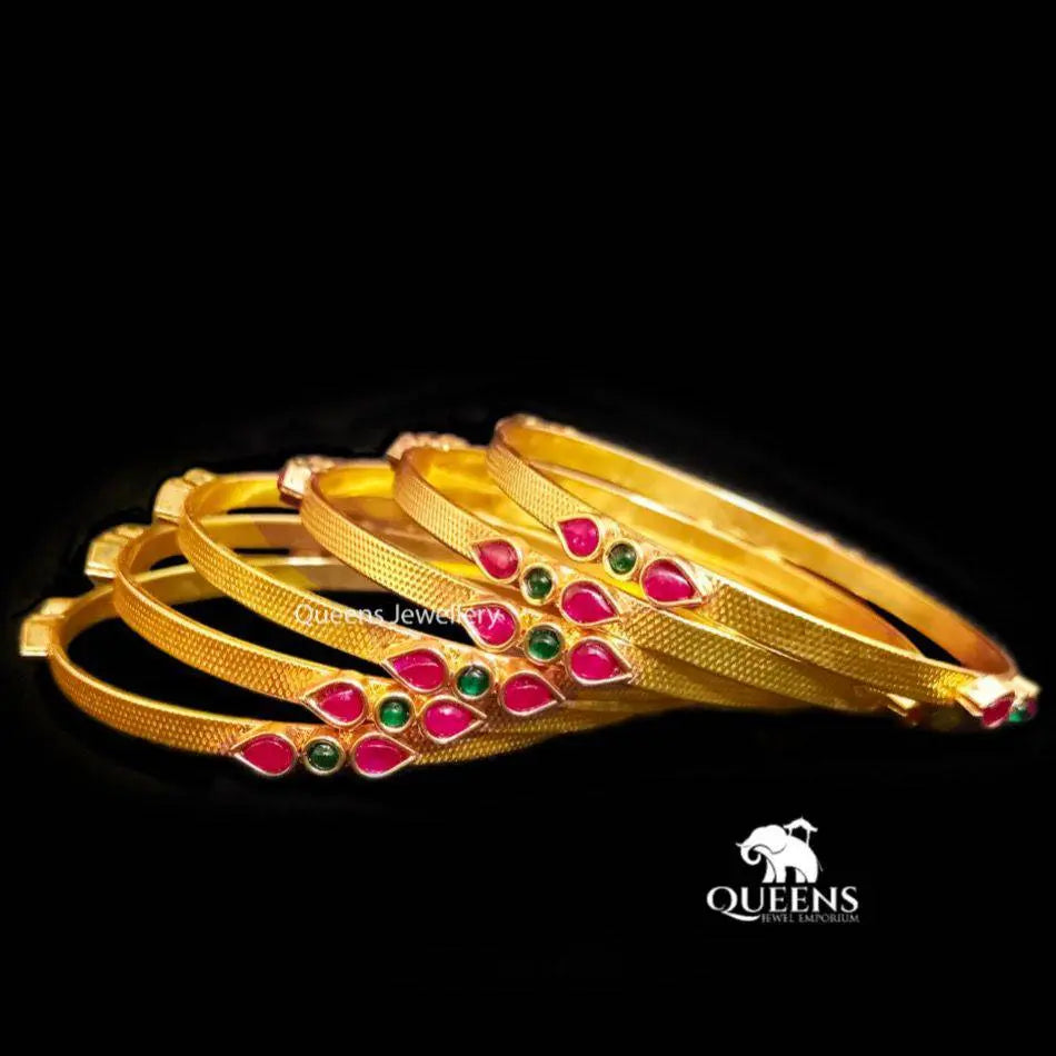 MEGHA ANTIQUE BANGLES - Queens Jewel Emporium